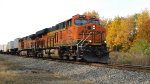 BNSF ES44C4 #6754 & BNSF H2 Dash 9 #4150 lead NS Intermodal 206